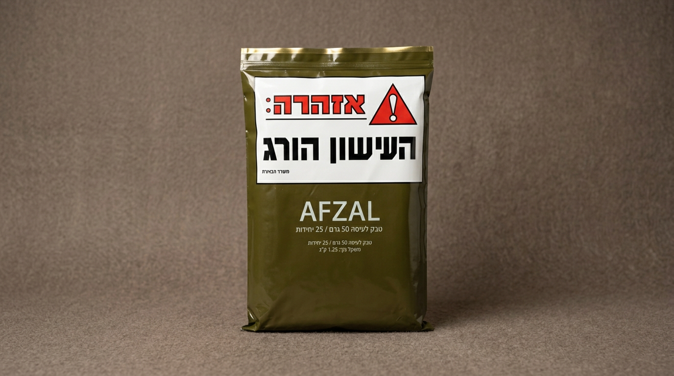 טבק לעיסה אפזל — חבילה