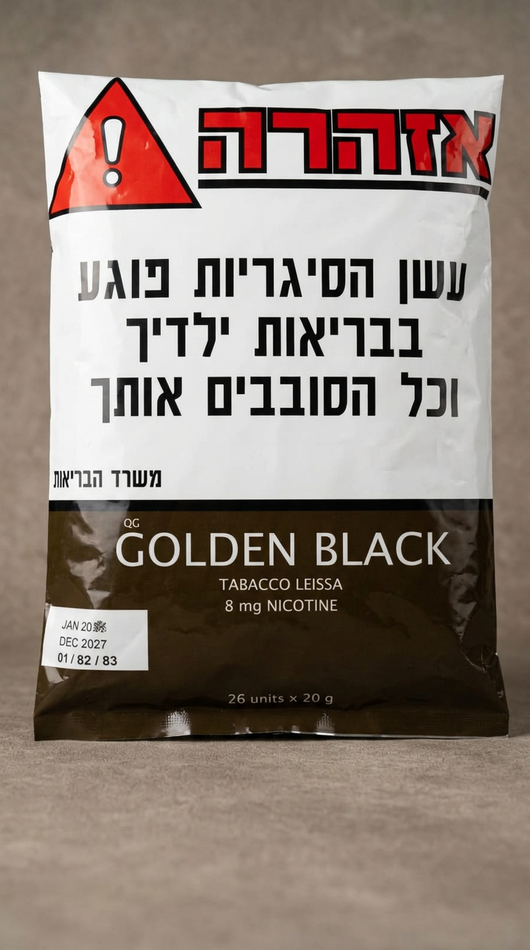 טבק לעיסה גולדן בלק — חבילה