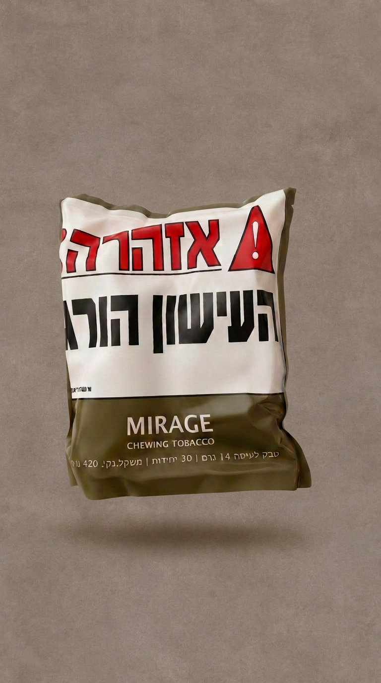 טבק לעיסה מיראז׳ — חבילה