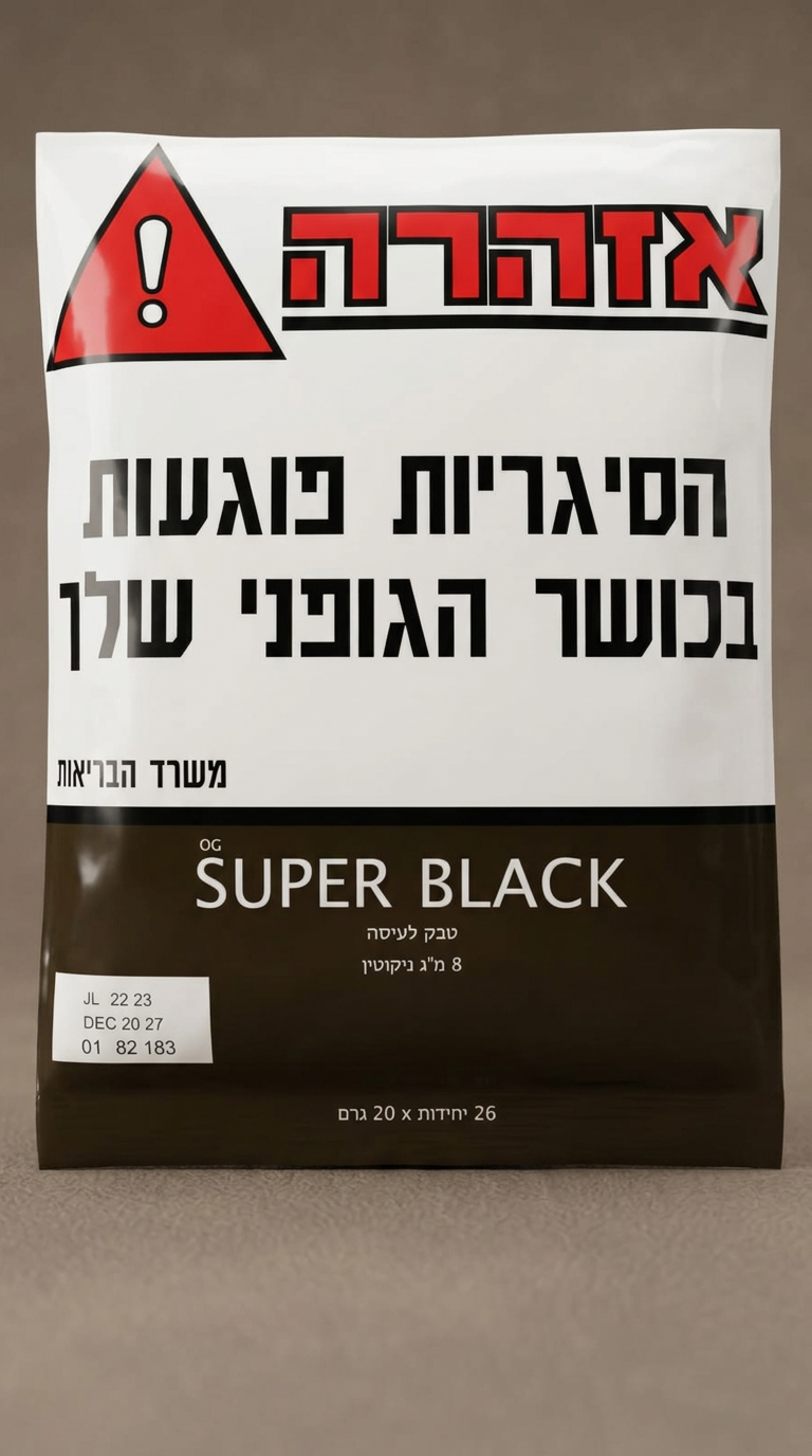טבק לעיסה אדהרה OG סופר בלק — חבילה
